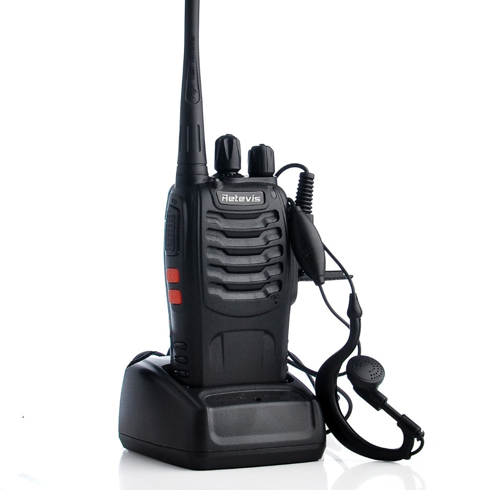 KTX-800595 Single Frequency Walkie Talkie Model H777 - UHF 400-470MHz, 1000mAh Li-ion Battery, Compact Design