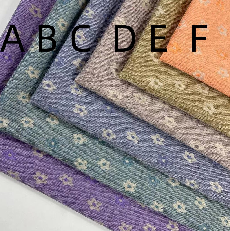 HKM-800723 Knitted Jacquard Fabric for Fashion Dresses and Blouses - 95% Cotton, 5% Spandex, Digital Geometric Print
