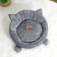 HKM-800851 Cozy Cat Ear Nest for Small Dogs - Cold-Proof, Warm Bed for Pets Up to 7.5 kg