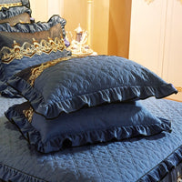 HKM-800851 Lace Quilted Thickened Single Pillowcase - Polyester 48cmx74cm in Multiple Colors