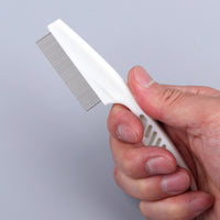 HKM-800979 Flea Comb for Dogs and Cats with Fine Stainless Steel Teeth, Available in Multiple Colors
