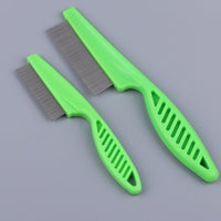 HKM-800979 Flea Comb for Dogs and Cats with Fine Stainless Steel Teeth, Available in Multiple Colors