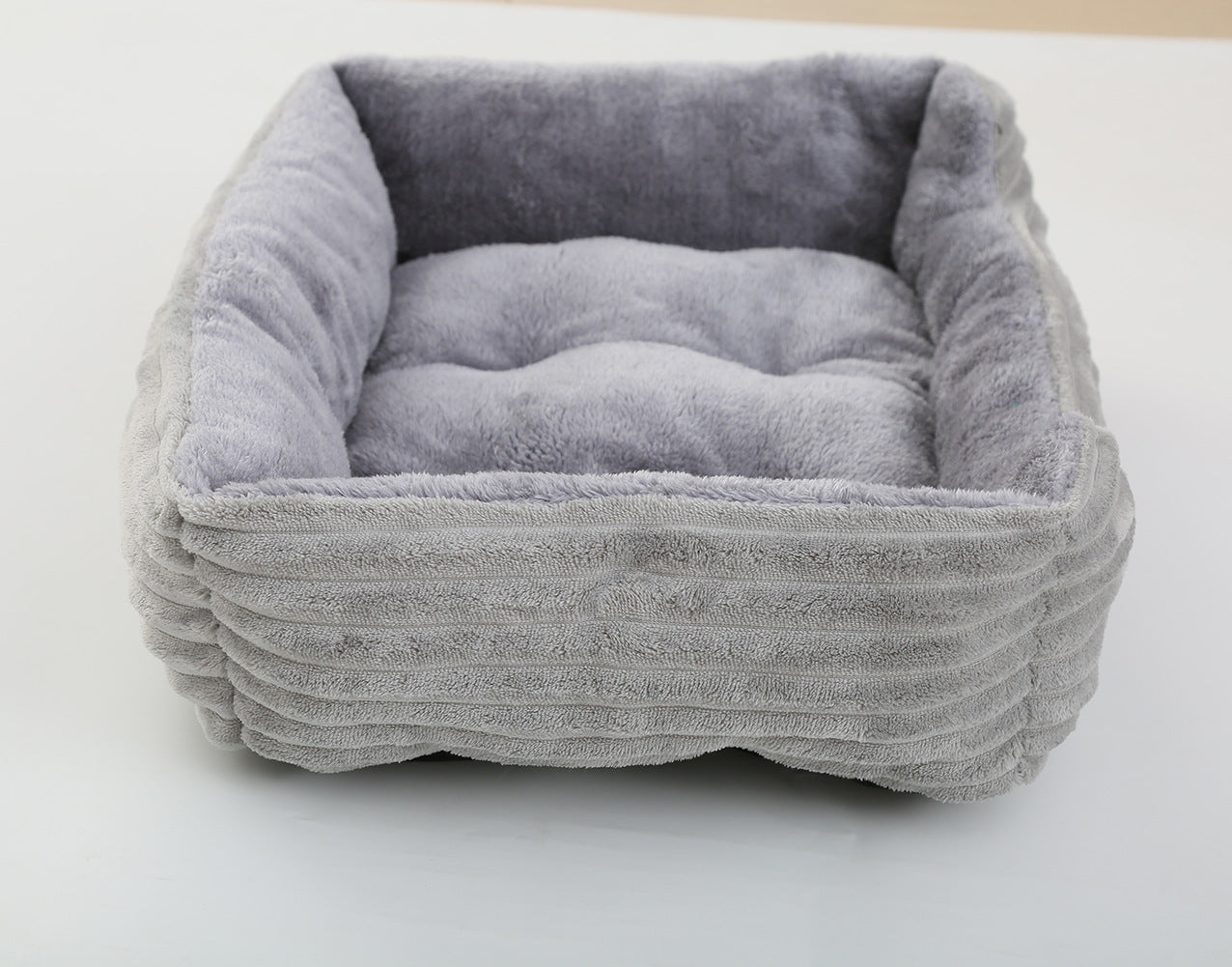 HKM-801427 Four Seasons Universal Pet Bed Candy Color Square Kennel Teddy Pomeranian Mat Cat Nest Pet Bed