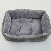 HKM-801427 Four Seasons Universal Pet Bed Candy Color Square Kennel Teddy Pomeranian Mat Cat Nest Pet Bed