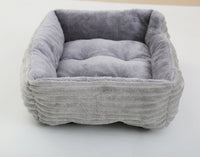 HKM-801427 Four Seasons Universal Pet Bed Candy Color Square Kennel Teddy Pomeranian Mat Cat Nest Pet Bed
