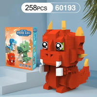 HKM-801619 Dinosaur Building Block Toy Set for Kids - Educational DIY Assembly Toy for Ages 6 and Up