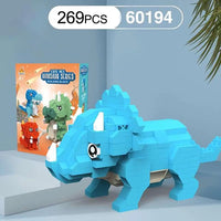 HKM-801619 Dinosaur Building Block Toy Set for Kids - Educational DIY Assembly Toy for Ages 6 and Up