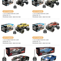 HKM-801683 1/16 Scale High Speed Remote Control Rock Crawler with Six Tires for Kids