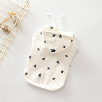 HKM-801683 Small Dog Hoodie with Cap - Casual Cotton Style in Black and White, Sizes XS to XXL
