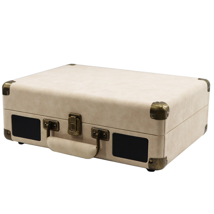 KTX-801747 Vinyl Record Player with Manual and Adapter, Compact Design for Home Use