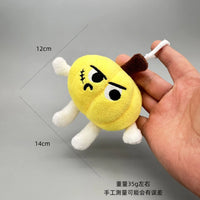 HKM-801875 Creative Cartoon Vegetable Plush Keychain - Funny Garlic, Green Onion, Ginger, Pepper Doll