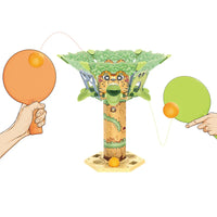 HKM-802003 4 in 1 Interactive Tree Ping Pong Sports Toy for Kids Ages 2 and Up - Indoor and Outdoor Fun