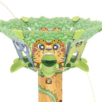 HKM-802003 4 in 1 Interactive Tree Ping Pong Sports Toy for Kids Ages 2 and Up - Indoor and Outdoor Fun