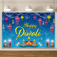 HKM-802131 Hanukkah Festival Scene Photography Background Cloth - 150 x 100 cm Vinyl