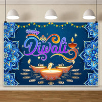HKM-802131 Hanukkah Festival Scene Photography Background Cloth - 150 x 100 cm Vinyl