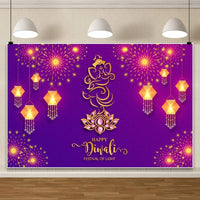 HKM-802131 Hanukkah Festival Scene Photography Background Cloth - 150 x 100 cm Vinyl
