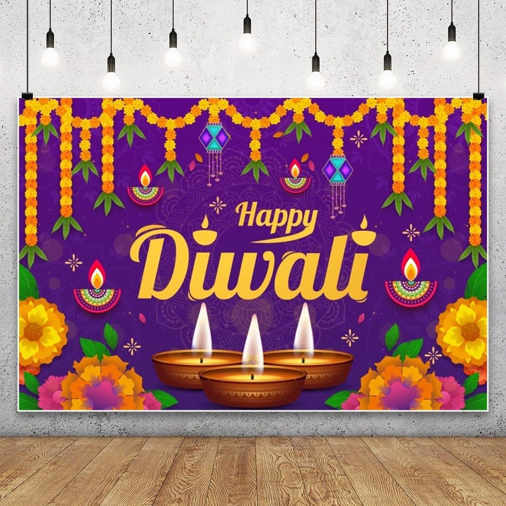 HKM-802131 Hanukkah Festival Scene Photography Background Cloth - 150 x 100 cm Vinyl