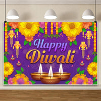 HKM-802131 Hanukkah Festival Scene Photography Background Cloth - 150 x 100 cm Vinyl