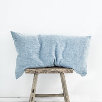 HKM-802195 Pure Linen Double Long Pillowcase - Solid White, Multiple Sizes Available