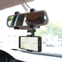 HKM-802259 Universal Car Rearview Mirror Phone Holder for Convenient In-Car Use