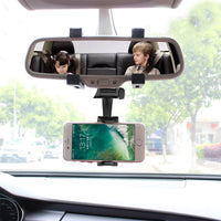 HKM-802259 Universal Car Rearview Mirror Phone Holder for Convenient In-Car Use