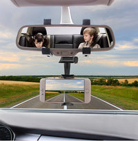 HKM-802259 Universal Car Rearview Mirror Phone Holder for Convenient In-Car Use