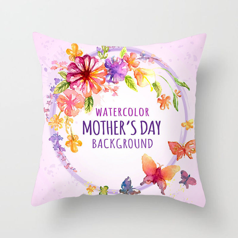 HKM-802323 Peach Skin Cushion Cover for Home Decor, 45x45 cm Pillowcase without Core
