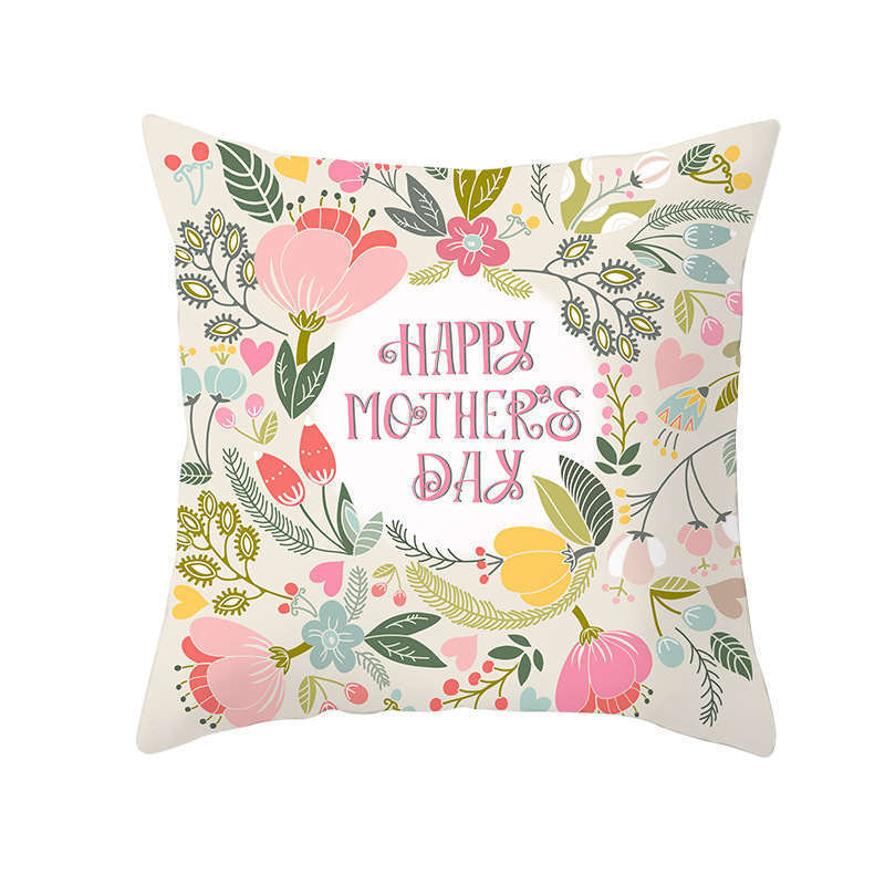 HKM-802323 Peach Skin Cushion Cover for Home Decor, 45x45 cm Pillowcase without Core