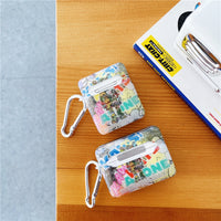 HKM-802387 Bluetooth Wireless Earphone Protective Cover for Apple 2nd & 3rd Generation - Soft TPU Cartoon Design