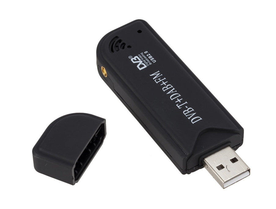 HKM-802387 USB DVB-T Tuner Stick with Remote Control and Antenna for Digital Terrestrial TV Reception