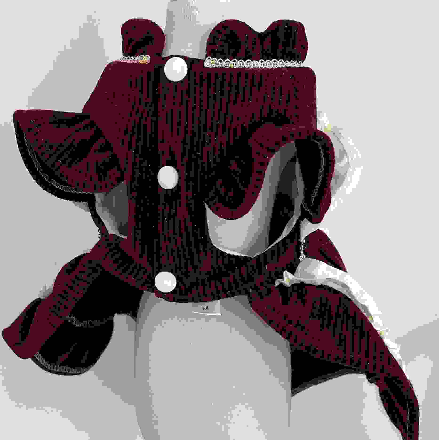 HKM-802643 Custom Handmade Retro Style Pet Clothing - Multiple Sizes Available