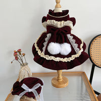 HKM-802643 Custom Handmade Retro Style Pet Clothing - Multiple Sizes Available