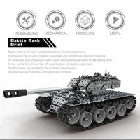 HKM-802771 3D Metal Building Block Set for Kids - Construction and DIY Assembly Educational Toy