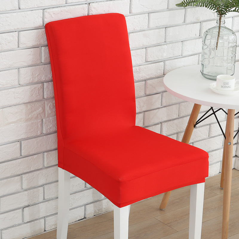 HKM-803091 Solid Color Stretch Chair Cover - Fits Back Height 45-55cm, Seat Length & Width 40-50cm