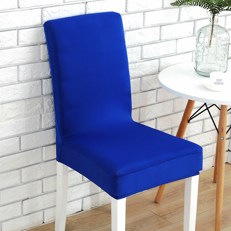 HKM-803091 Solid Color Stretch Chair Cover - Fits Back Height 45-55cm, Seat Length & Width 40-50cm