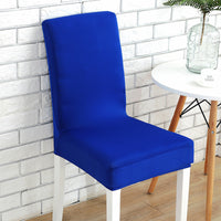 HKM-803091 Solid Color Stretch Chair Cover - Fits Back Height 45-55cm, Seat Length & Width 40-50cm