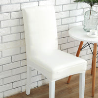 HKM-803091 Solid Color Stretch Chair Cover - Fits Back Height 45-55cm, Seat Length & Width 40-50cm