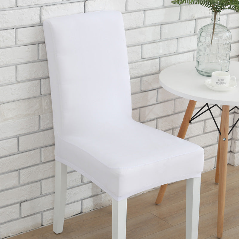 HKM-803091 Solid Color Stretch Chair Cover - Fits Back Height 45-55cm, Seat Length & Width 40-50cm