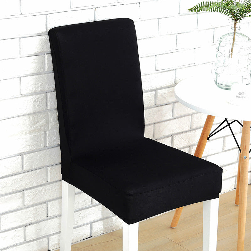 HKM-803091 Solid Color Stretch Chair Cover - Fits Back Height 45-55cm, Seat Length & Width 40-50cm