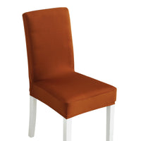 HKM-803091 Solid Color Stretch Chair Cover - Fits Back Height 45-55cm, Seat Length & Width 40-50cm