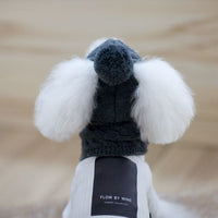 HKM-803347 Cozy Wool Scarf and Hat Set for Dogs - Autumn Winter Teddy Bomei Style
