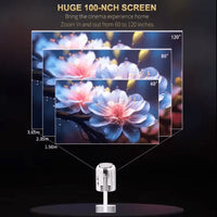 HKM-803539 Full HD Smart Projector with WiFi Connectivity and Built-in Speaker