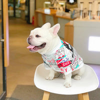 HKM-803603 Cozy Cotton Leisure Sweater for Schnauzers, Shiba Inus, and Bichon Dogs - Sizes L to 3XL