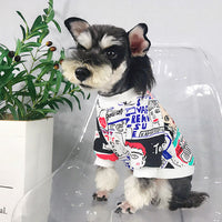 HKM-803603 Cozy Cotton Leisure Sweater for Schnauzers, Shiba Inus, and Bichon Dogs - Sizes L to 3XL