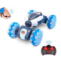 HKM-803603 Remote Control Stunt Drift Car with Light and Music, 2.4G 1/18 Scale, Double-Sided, Hand-Sensing Driving