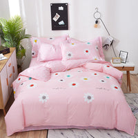 HKM-803667 Floral Twill Cotton Four-Piece Quilt Cover Set in Various Sizes