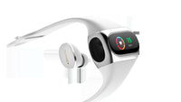 HKM-803859 2 in 1 Wireless Earphone and Fitness Bracelet with Touch Control, Health Monitoring, and Bluetooth 5.0 Connectivity