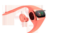 HKM-803859 2 in 1 Wireless Earphone and Fitness Bracelet with Touch Control, Health Monitoring, and Bluetooth 5.0 Connectivity