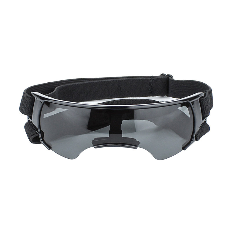 HKM-803859 UV Protection Dog Goggles for Sun Safety - Black & Blue Colors, Casual Style