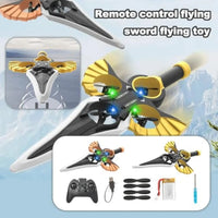 HKM-803987 Luminous Remote Control Flying Sword with 360-Degree Rolling Drone Feature for Ages 5 and Up